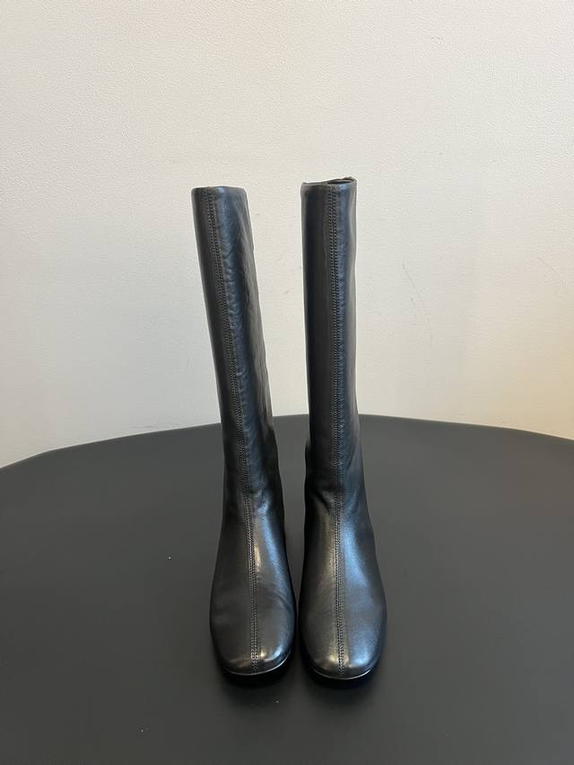 Miist* 25Ss New Genuine Leather Long Boots High-quality craftsmanship, you'll kn