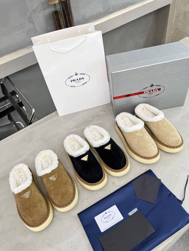 Factory direct, Pujia reissue: High-quality, thick-soled wool shoes, fashionabl