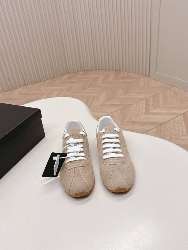 Prada 25Ss New Cortez Sneakers, German Training Sneakers. Made with premium sue