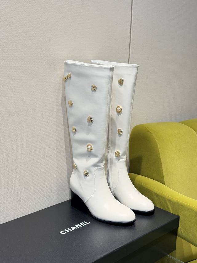 G012 Chanel * Chanel Autumn/Winter New Pants Boots with Lettering - These riding