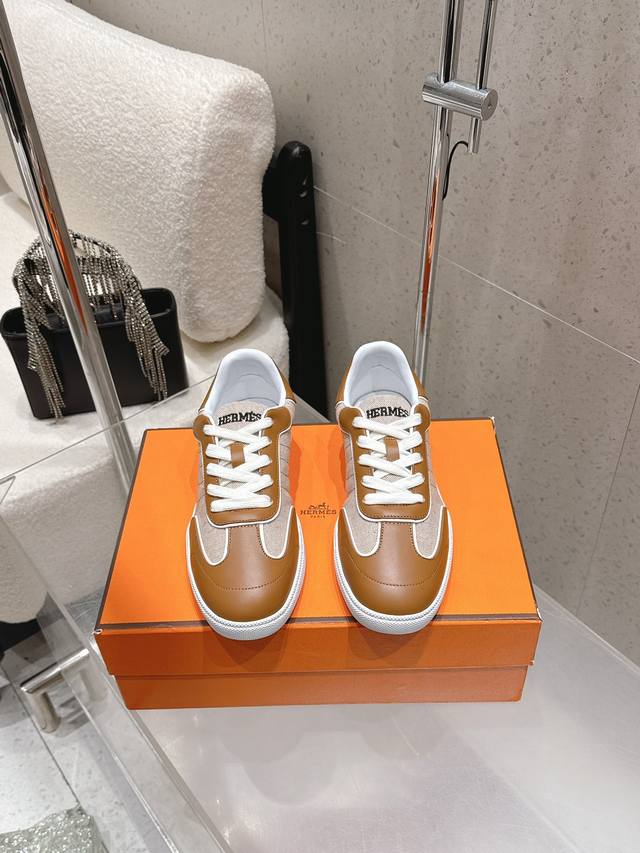 High Version: Hermes 2026 New Couple Sports Casual Shoes, White Sneakers, Germa