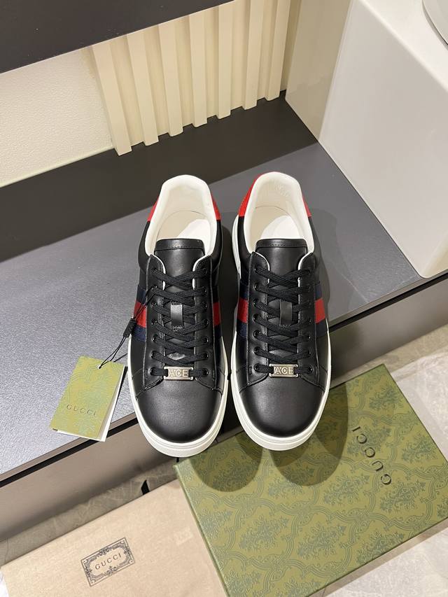 High-quality Gucci Ace series pro version white sneakers. Original purchase and