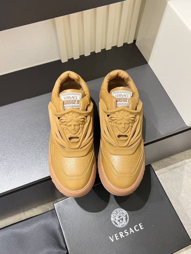 Versace Odissea: A spaceship-themed shoe with a strong artistic feel. The entire