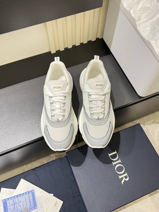 Dior B22 Retro Running Shoes, inspired by classic running shoes, featuring a low