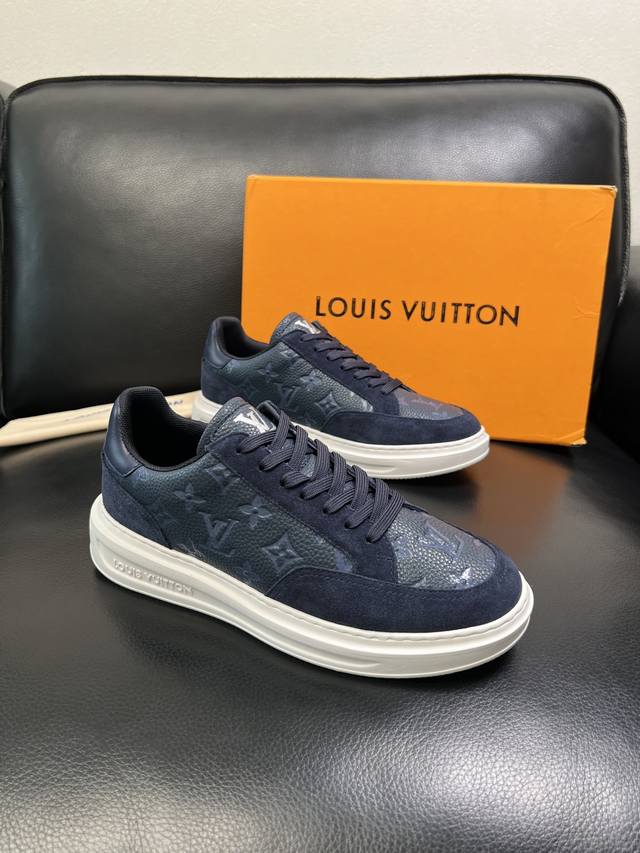 Lv High-quality, top-tier craftsmanship Louis Vuitton athletic shoes, same confi