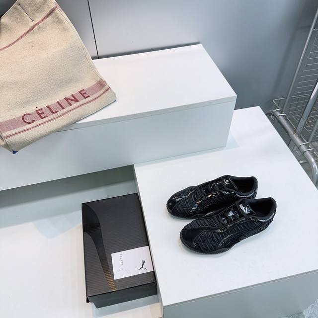 High-quality factory! Top-quality Puma 26 retro pleated design sporty casual wh