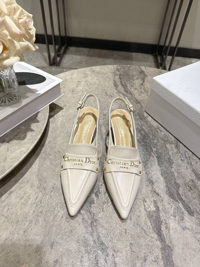 Dior 2026 Spring/Summer New Boy-D Perforated Brogue Style Pointed Toe High-Heel