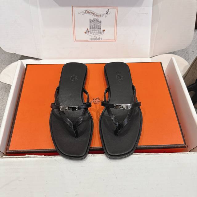 Factory Price p Hermes Miss Sandals series, stylish and versatile, super comfort