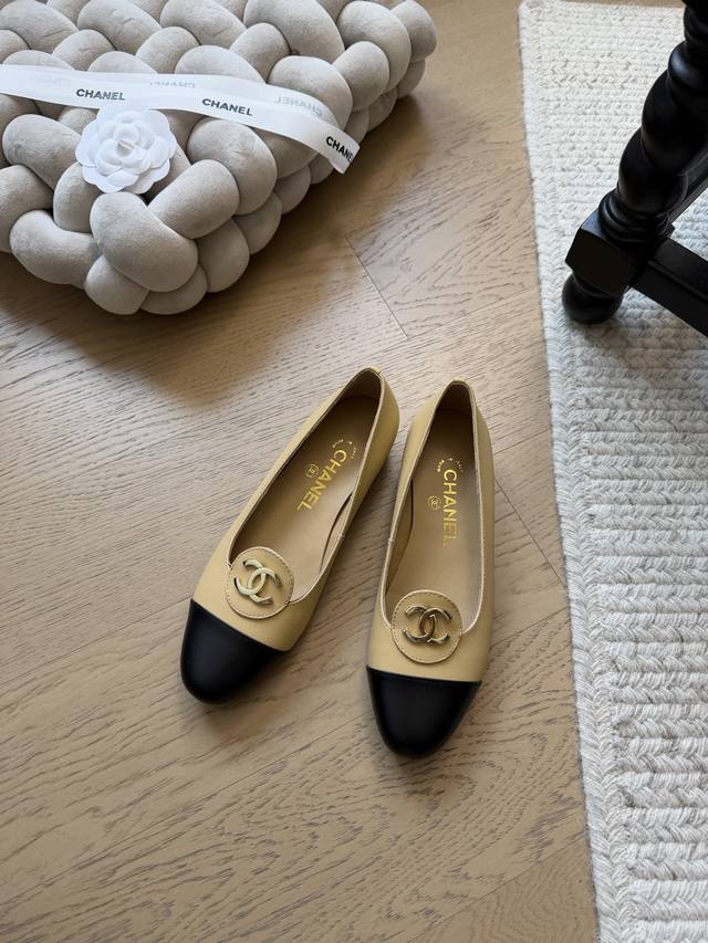 Chanel 25K New Flat Shoes Top-Tier Version! Early Release Original leather upper