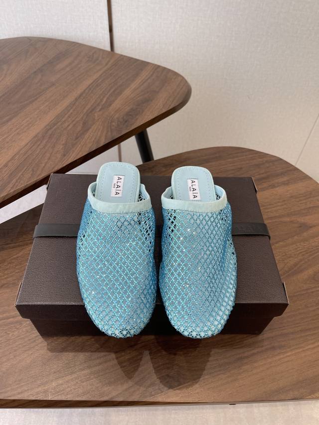 Alaia 26Ss Spring/Summer Half-Slippers. A high-end French haute couture brand, A Alaia 26Ss Spring/Summer Half-Slippers. A high-end French haute couture brand, A