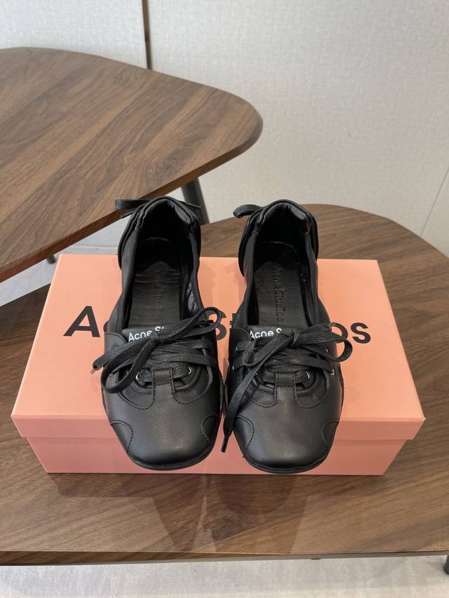 Leather p380 Silk Acne Studios 26Ss Spring/Summer New Runway Ballet Flats Every