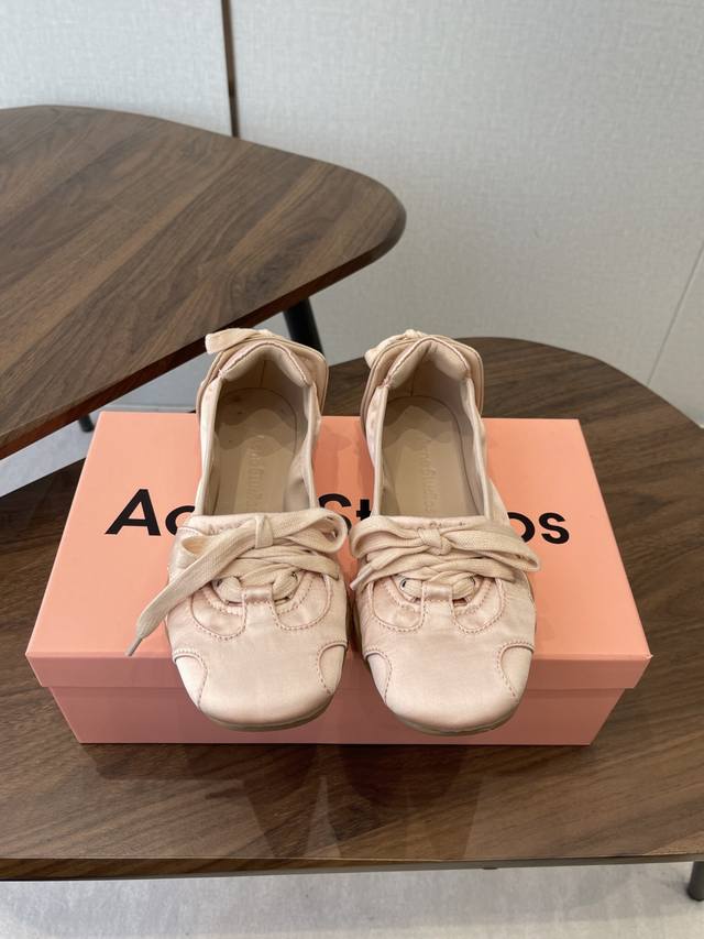 Leather p380 Silk Acne Studios 26Ss Spring/Summer New Runway Ballet Flats Every