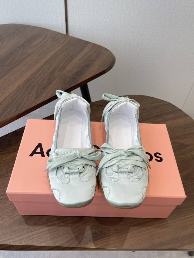 Leather p380 Silk Acne Studios 26Ss Spring/Summer New Runway Ballet Flats Every