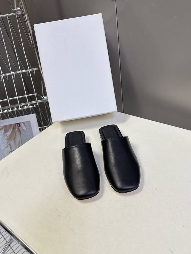 Phoebe Philo 2026 Spring/Summer Newest Half-Slippers Many celebrities and influe