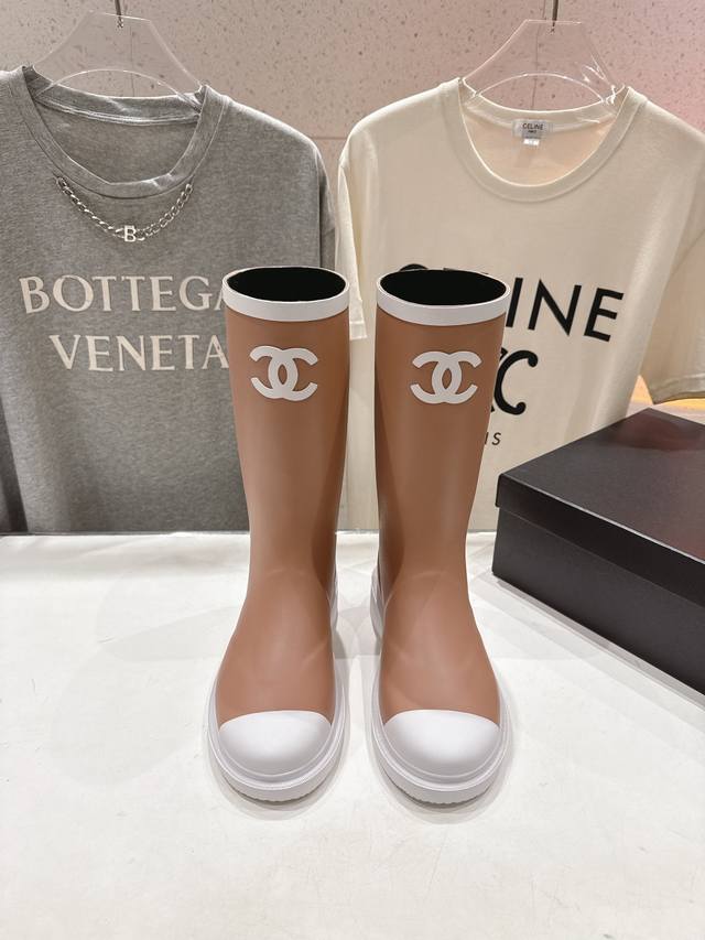 Top-quality factory Chanel*Chanel F036 2026Ss hot-selling long rain boots Vantag