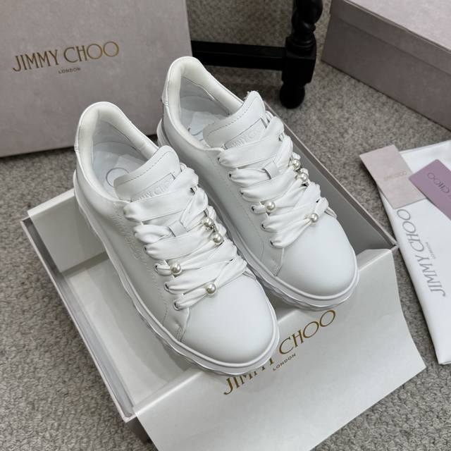 Retailer-grade Chloe 25Ss Spring/Summer New Thick-Soled White Sneakers Casual Sh