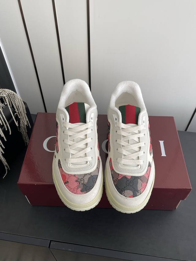 Men's 50 Gucci Couple Sneakers, White Sneakers. Re-Web is the first sneaker col