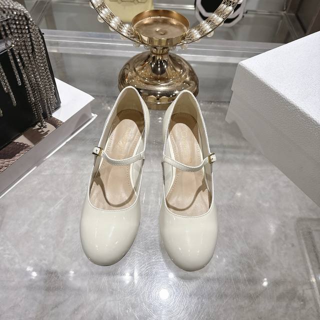 Factory Direct 2026 Spring/Summer Dior Lolita High-Heeled Mary Jane Shoes (Comb