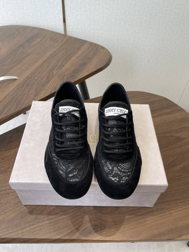 Jimmy Choo Sunny F Series Lace Casual Shoes/Sneakers The Sunny F series casual s
