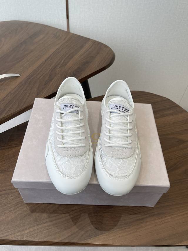 Jimmy Choo Sunny F Series Lace Casual Shoes/Sneakers The Sunny F series casual s