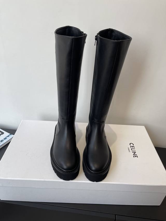 Celine Retro Platform Long Boots, Martin Boots, Riding Boots A hot-selling item