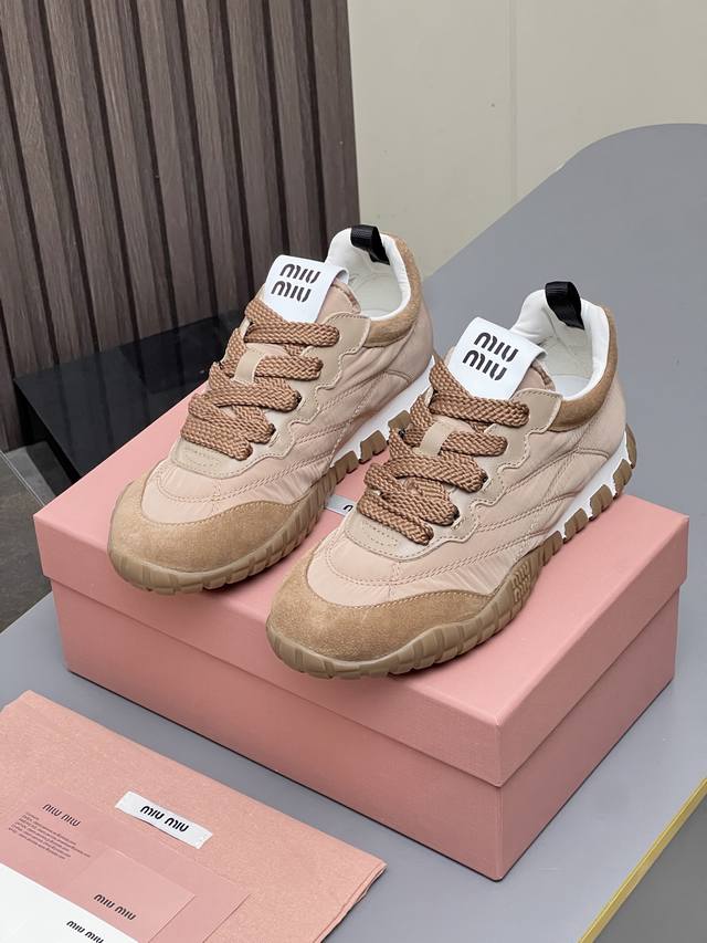 Mm Miu Miu 2025 Spring/Summer New German Training Shoes are here! Super comforta