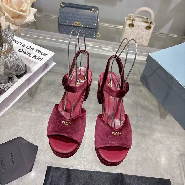 Factory Price pp 2026 Spring New Prada Triangle Logo VS Silk Screen Print LG Pla