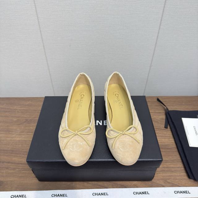 Chanel 26C Ballet Flats ~ Flat Shoes Series Top-tier version, 1:1 cut from the o