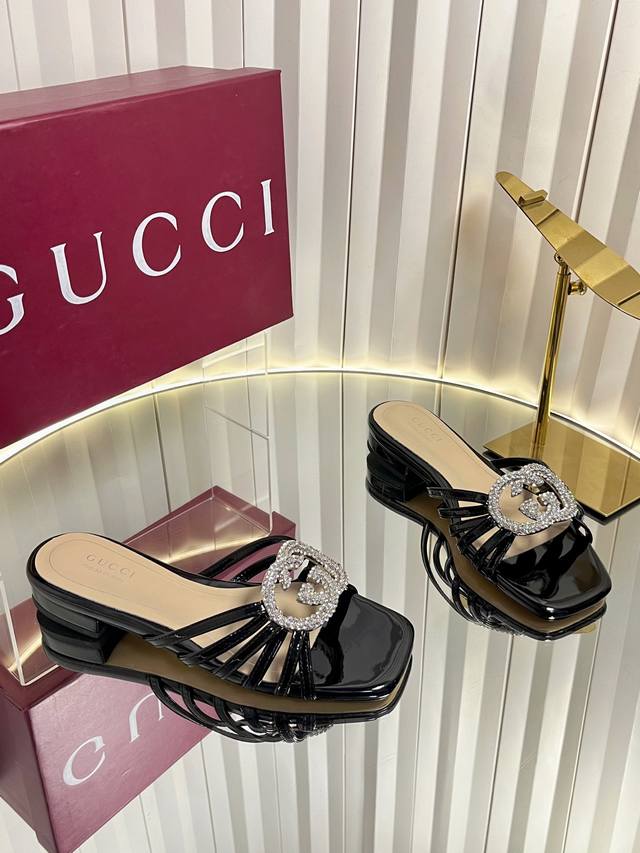 Factory Price pp 2670 Early Spring Gucci New Style Crystal Rhinestone Inlaid Int