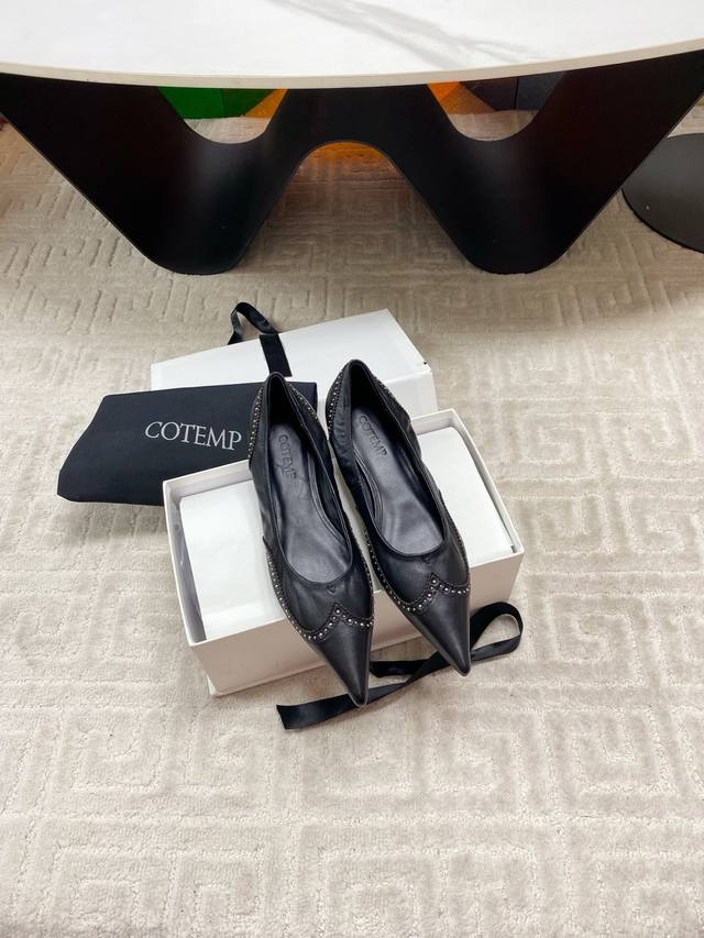 Factory direct, stunning Coetmp 2025 new pointed-toe leather shoes. Who hasn't