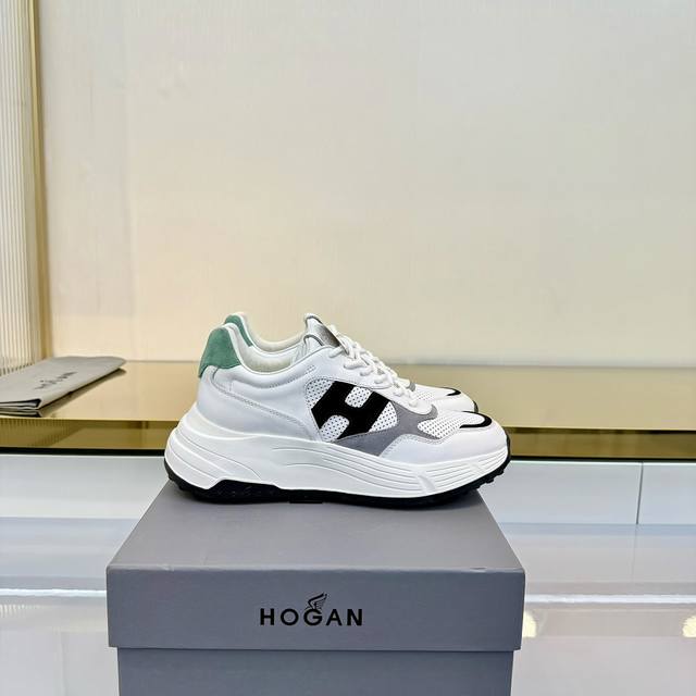 Factory Price (pp): Hogan athletic casual couple shoes, suede calfskin patchwork
