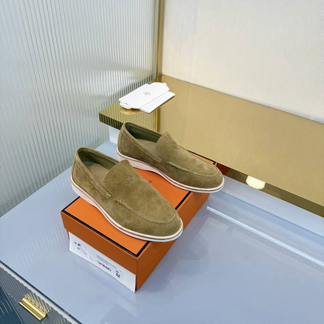 Hermes Men's Size # 25Ss Autumn/Winter New Loafers + British Retro Design, Class