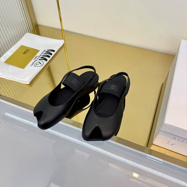 Factory Price (pp): Mm6 Maison Margiela Square Toe Bow Mule Slippers Mm6 Maison