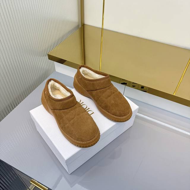 Factory Price (pp): Wool Dior 2025 Spring/Summer runway mid-calf work boots, a h