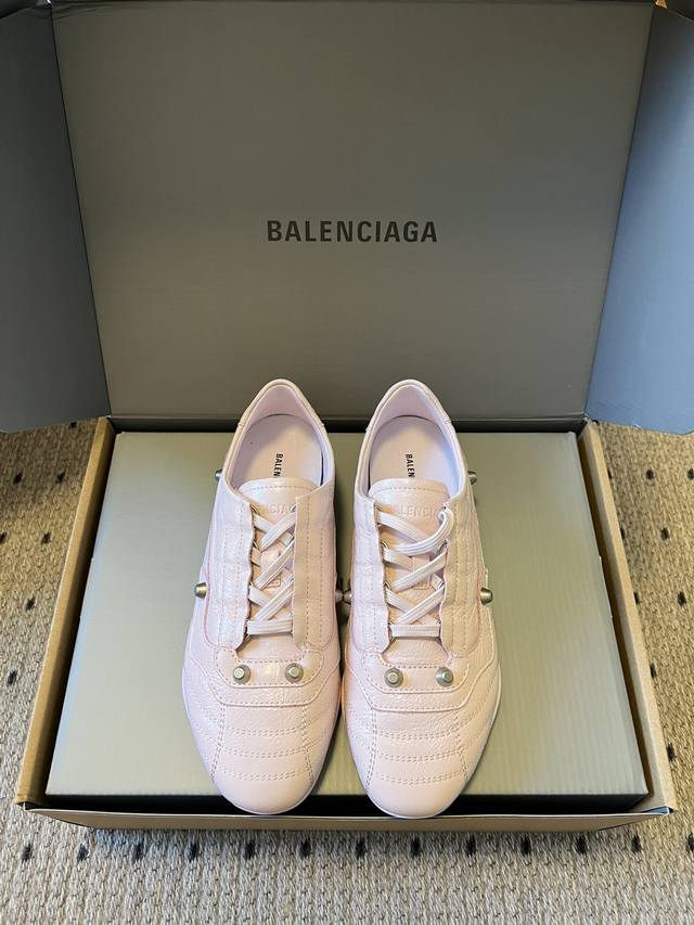 Balenciag* 25Ss Sporty Retro German Football Training Shoes Casual Shoes Based o