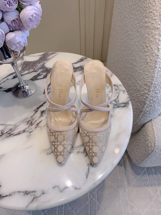 Factory Price p Dio*New Mesh Rhinestone High Heels Bling Bling, Sparkling Like t