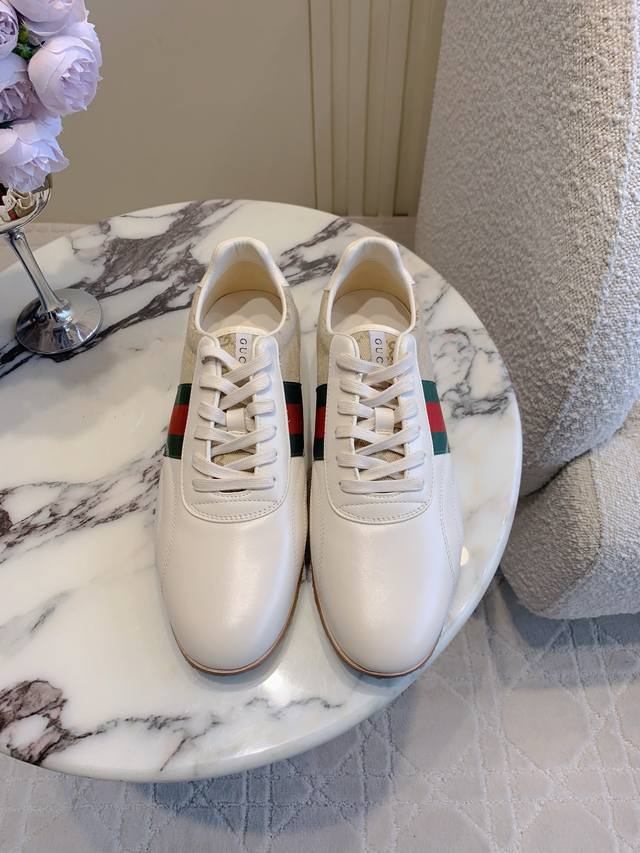 Factory Price pp Men's Gucc* New Men's Color Block German Training Shoes Casual