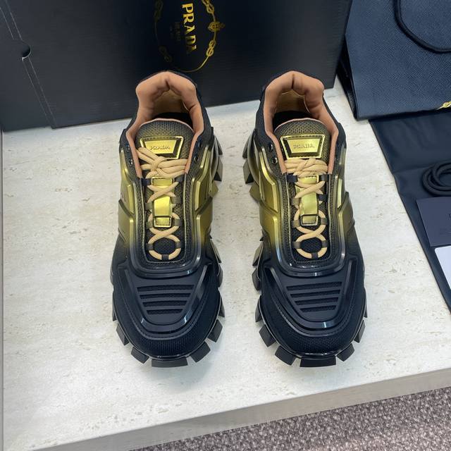 Factory price 5D printed Prada classic couple style dark rock series casual spor