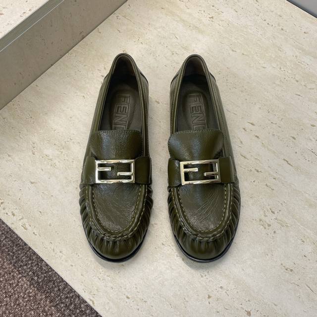 Factory price Fendi 2026 Early Spring New Jelly Color Slip-on Women's Single Sho