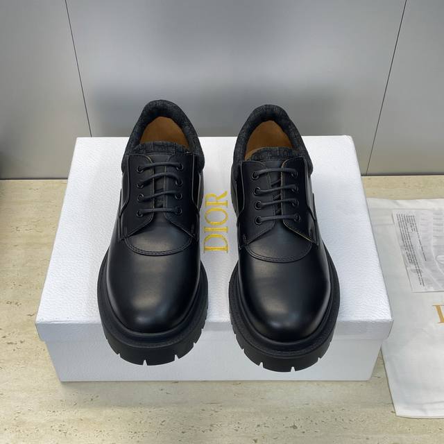 Factory price Dior 2026 Early Spring New Explorer Lace-up Derby Casual Versatile