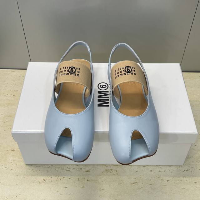 Factory price p Maison Margiela 2026 Early Spring New Flat Jelly Color Women's S