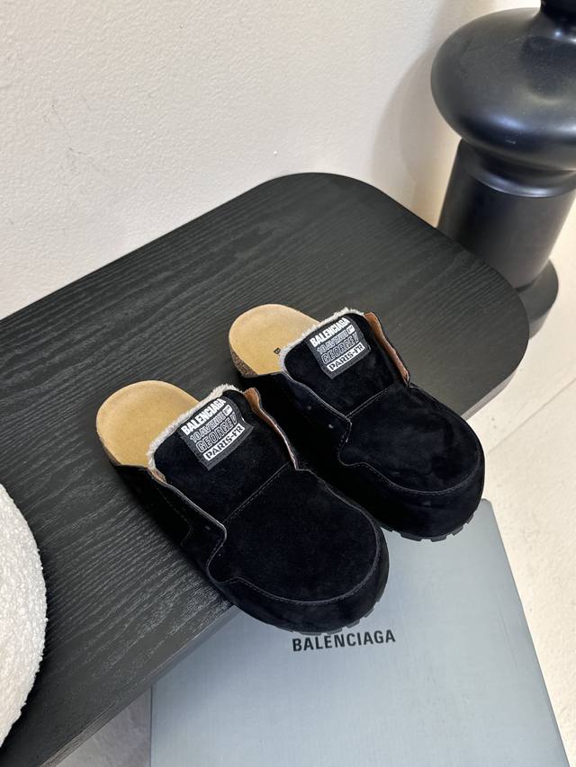 Balenciaga x Scholl collaboration slippers, new arrival! Authentic purchase and