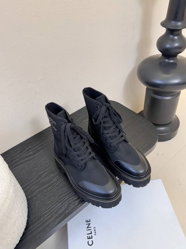 Celine Fall/Winter 2025 New Style Yang Mi's Ankle Boots Arc de Triomphe British