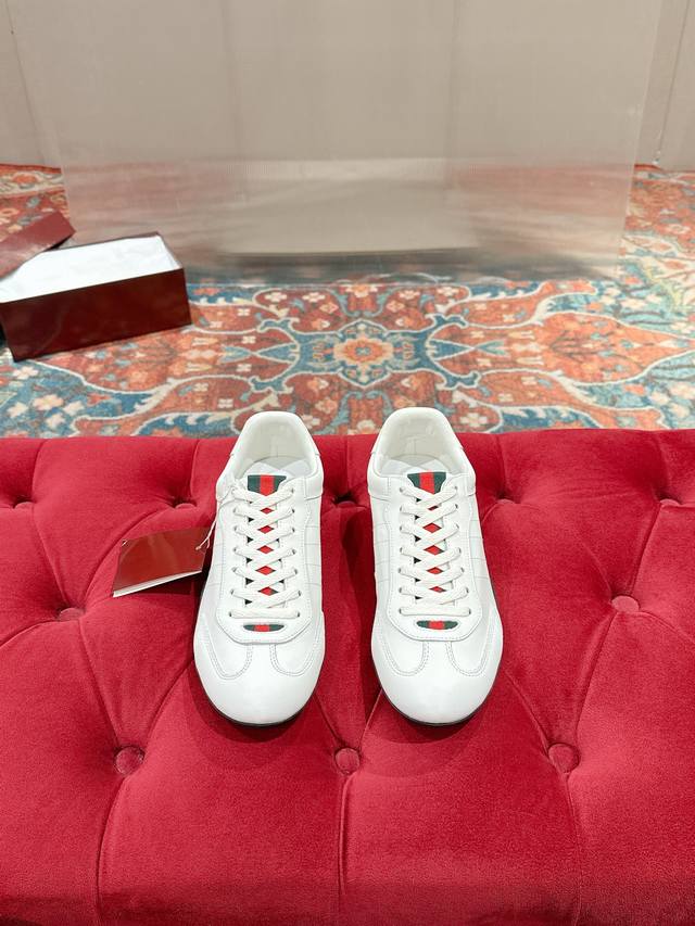 Gucci Shift Series Couple Retro German Training Shoes Casual Sports Shoes Origin