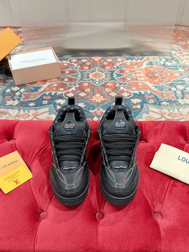 Lv (Louis Vuitton) Skate Series Latest Colorway Tariner Sneakers, Clover Skate S