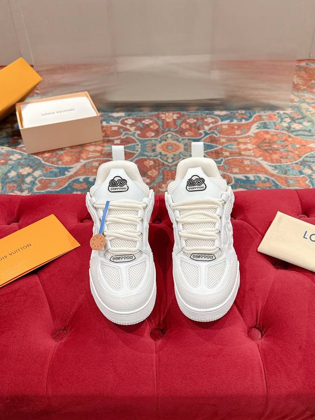 Lv (Louis Vuitton) Skate Series Latest Colorway Tariner Sneakers, Clover Skate S