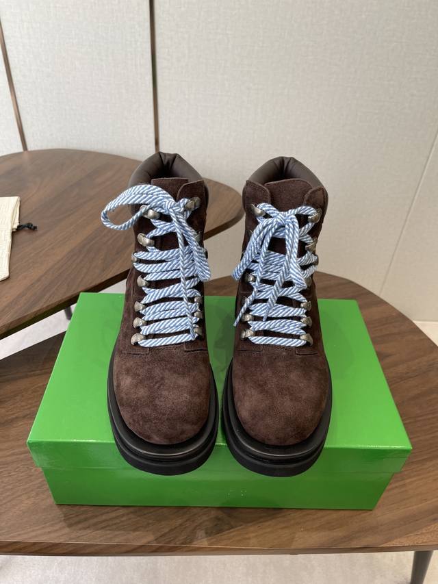 Bottega Veneta 25Ss latest, top-tier version, highest-quality Bv lace-up yellow