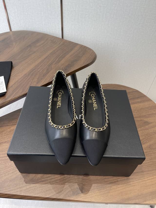 Chanel Classic Chain Shoes Beautiful Chanel Mary Jane Ballet Flats, worn by many