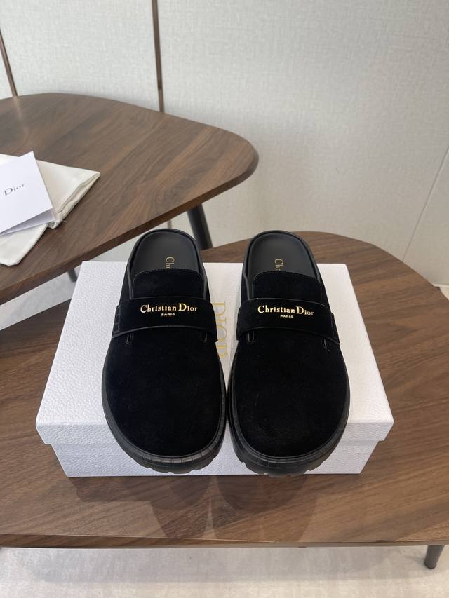 Dior 26Ss Spring/Summer Newest Mule Slippers, Ultra-Light Foam Outsole Angelabab