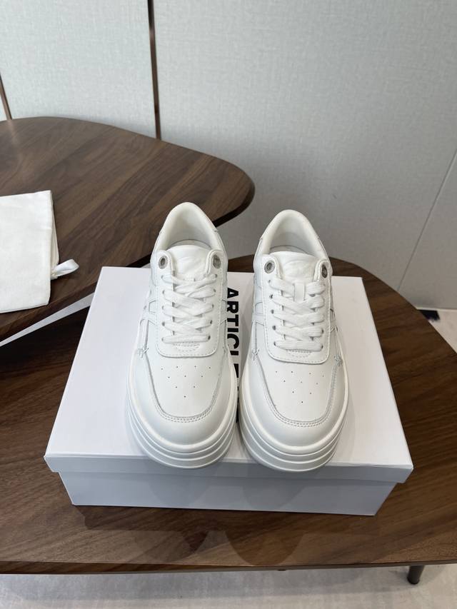 Original Article No. Platform Leggings, Height Increasing Shoes, White Sneakers